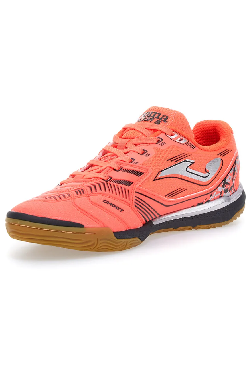 Scarpe calcetto indoor arancioni traspiranti Joma Liga 5 2507