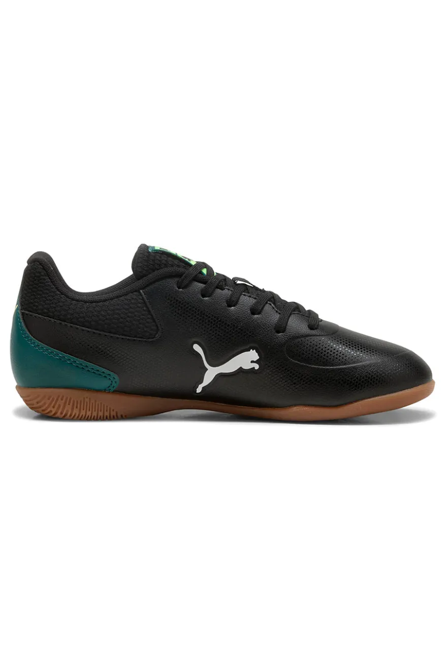 Scarpe calcetto nere con suola indoor Puma Truco III Jr