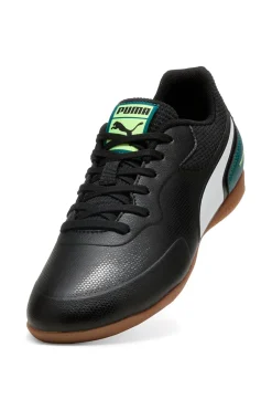 Scarpe calcetto nere con suola indoor Puma Truco III Jr