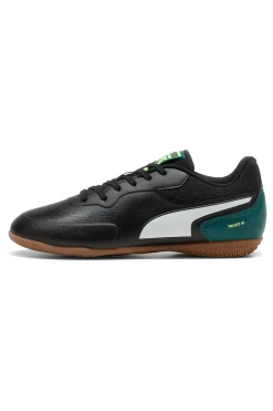 Scarpe calcetto nere con suola indoor Puma Truco III Jr