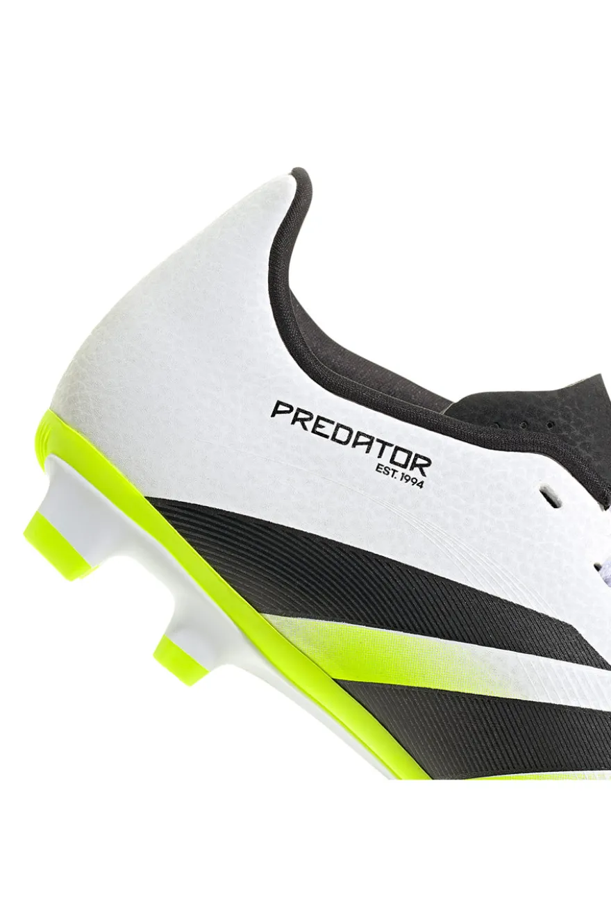 Scarpe calcio bianche e giallo fluo Adidas Predator Club FG/MG J