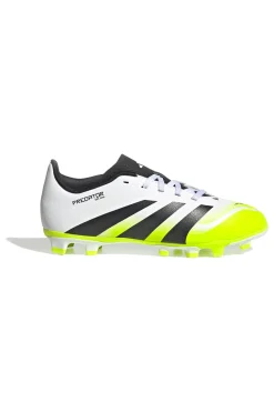 Scarpe calcio bianche e giallo fluo Adidas Predator Club FG/MG J