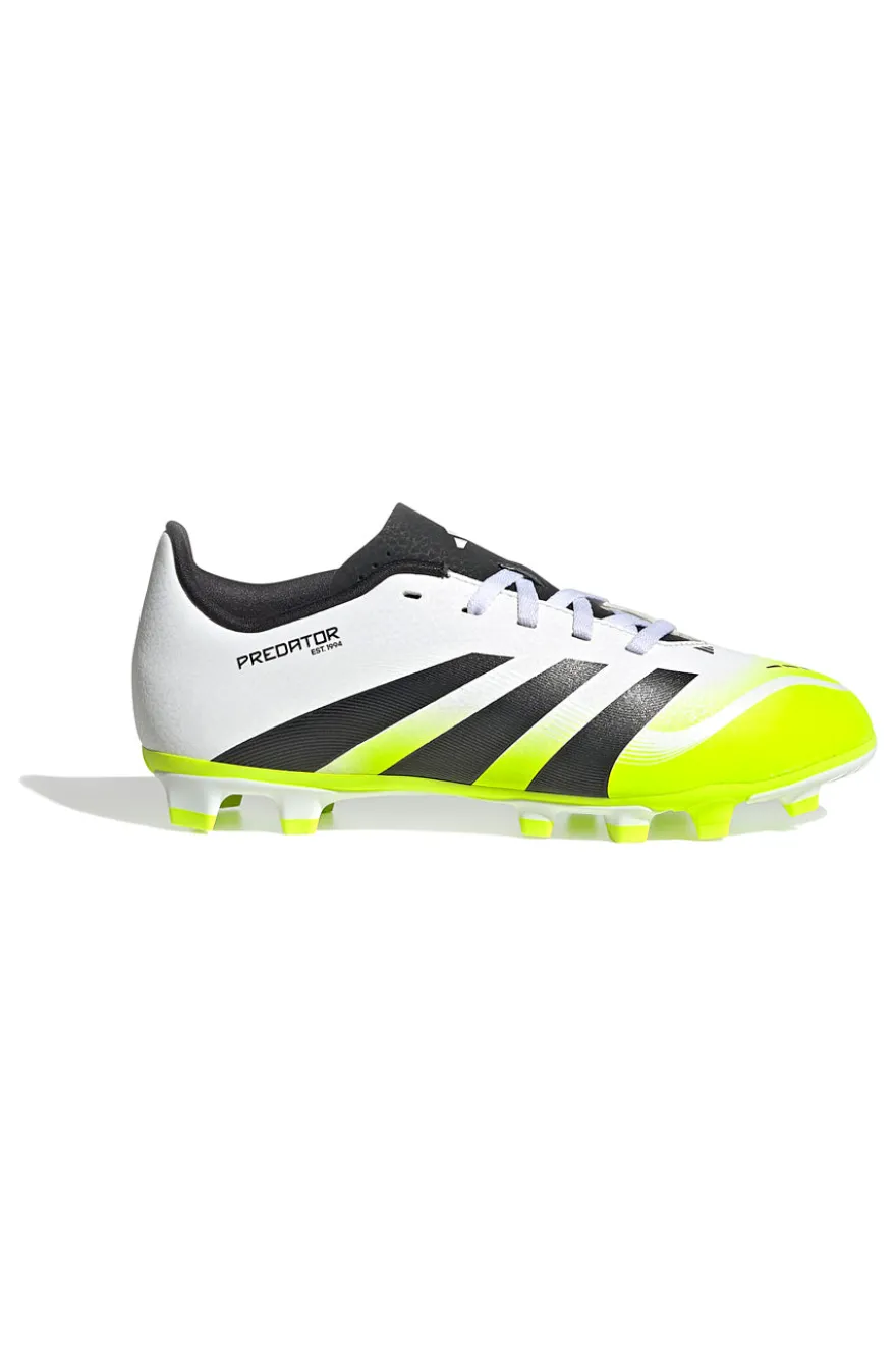Scarpe calcio bianche e giallo fluo Adidas Predator Club FG/MG J