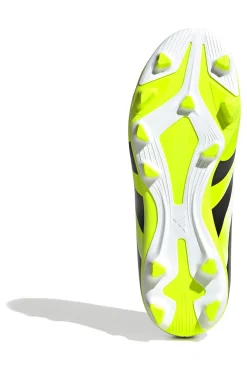 Scarpe calcio bianche e giallo fluo Adidas Predator Club FG/MG J