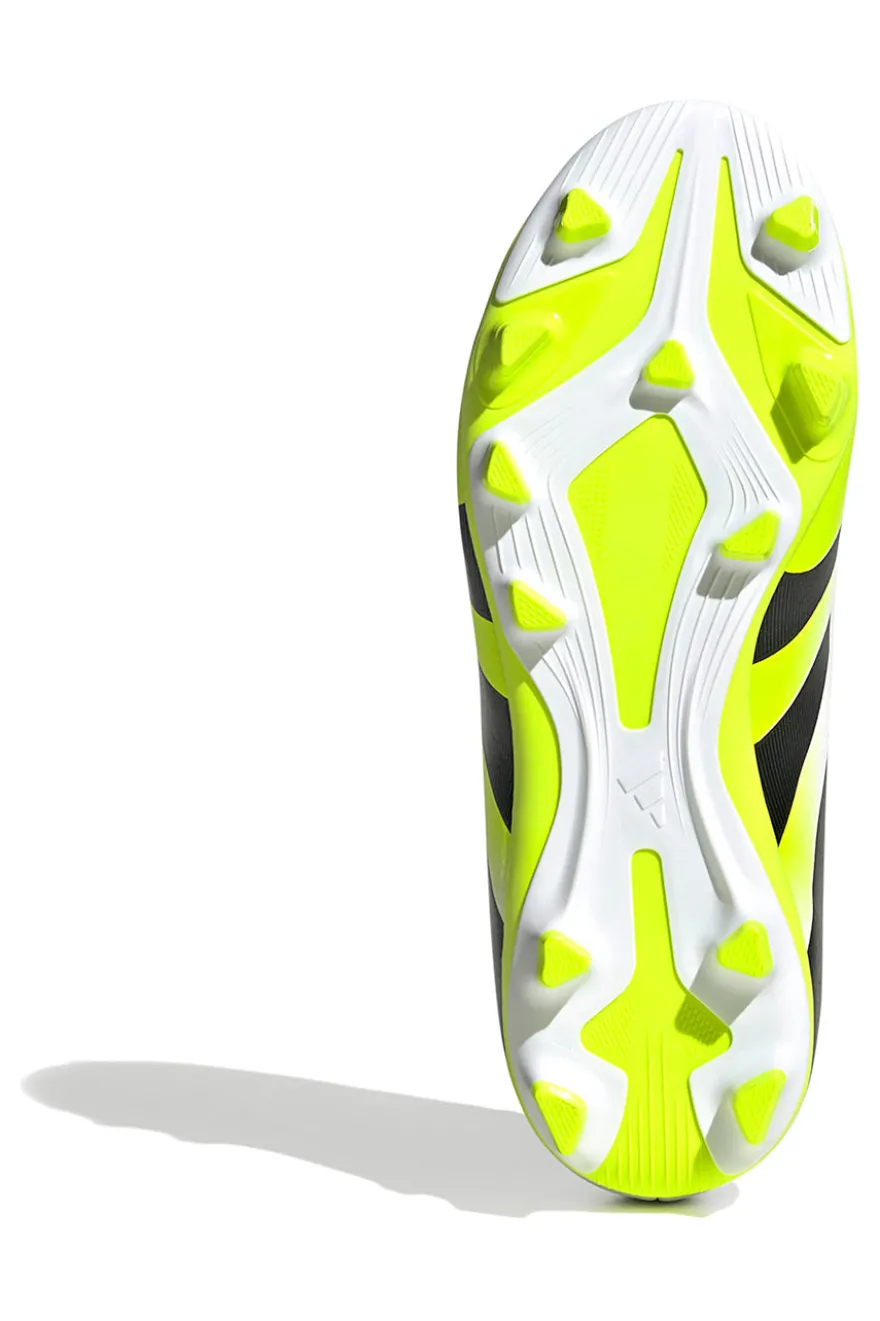 Scarpe calcio bianche e giallo fluo Adidas Predator Club FG/MG J