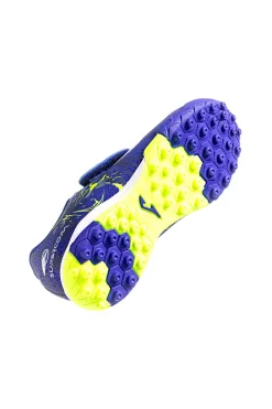 Scarpe calcio blu e gialle per terreno duro JOMA Super Copa Jr 2404