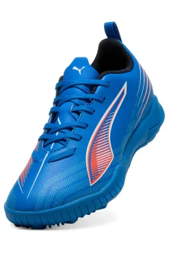 Scarpe calcio blu leggere con grip Puma Ultra 6 Play TT Jr
