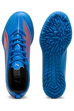 Scarpe calcio blu leggere con grip Puma Ultra 6 Play TT Jr