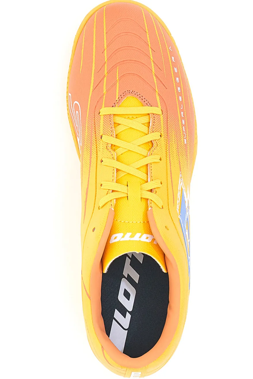 Scarpe calcio gialle arancioni leggere Lotto SOLISTA 700 IX TF