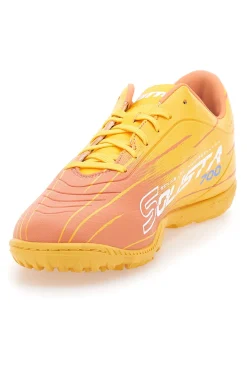 Scarpe calcio gialle arancioni leggere Lotto SOLISTA 700 IX TF