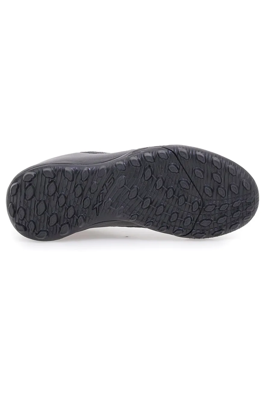Scarpe calcio nero arancio con suola turf Skechers Jr Youth TF