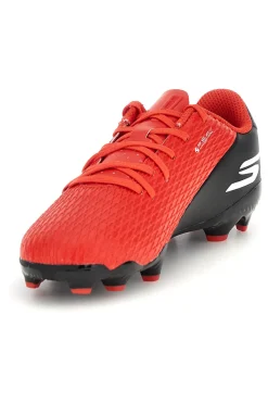 Scarpe calcio rosso con lacci e suola multiterreno Skechers SKX_2 JR Youth MG