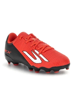Scarpe calcio rosso con lacci e suola multiterreno Skechers SKX_2 JR Youth MG