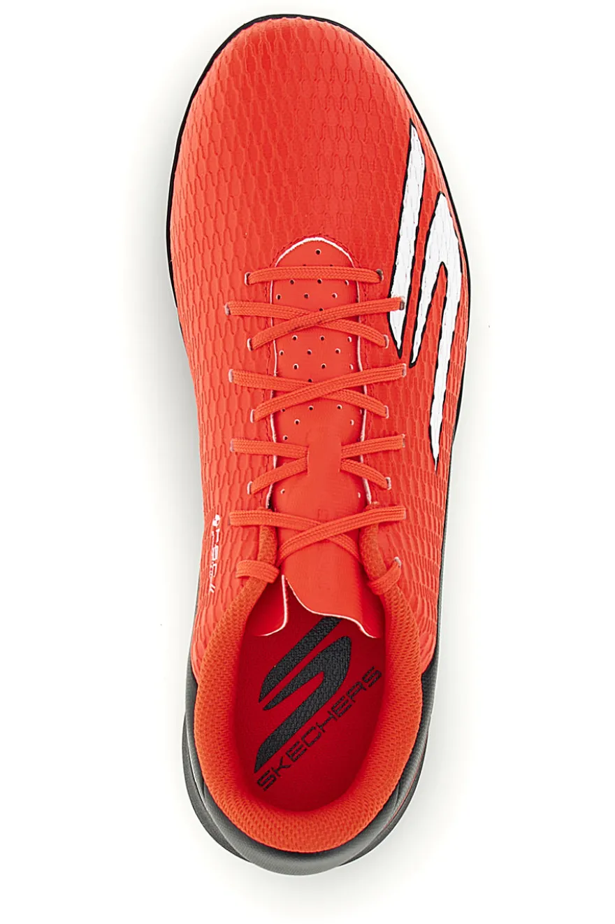 Scarpe calcio rosso con suola turf Skechers SKX_2 JR YOUTH TF