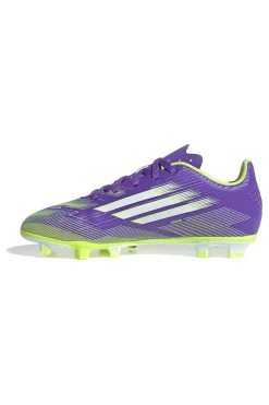 Scarpe calcio viola FG/MG con tomaia leggera Adidas F50 CLUB FG/MG J