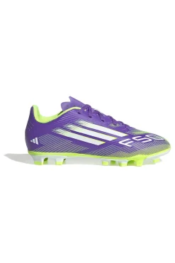 Scarpe calcio viola FG/MG con tomaia leggera Adidas F50 CLUB FG/MG J