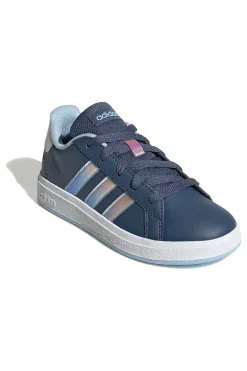Scarpe casual blu con dettagli iridescenti Adidas Grand Court 2 K