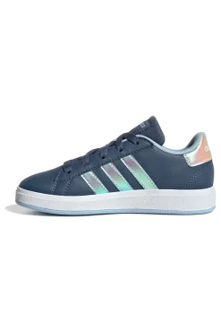 Scarpe casual blu con dettagli iridescenti Adidas Grand Court 2 K