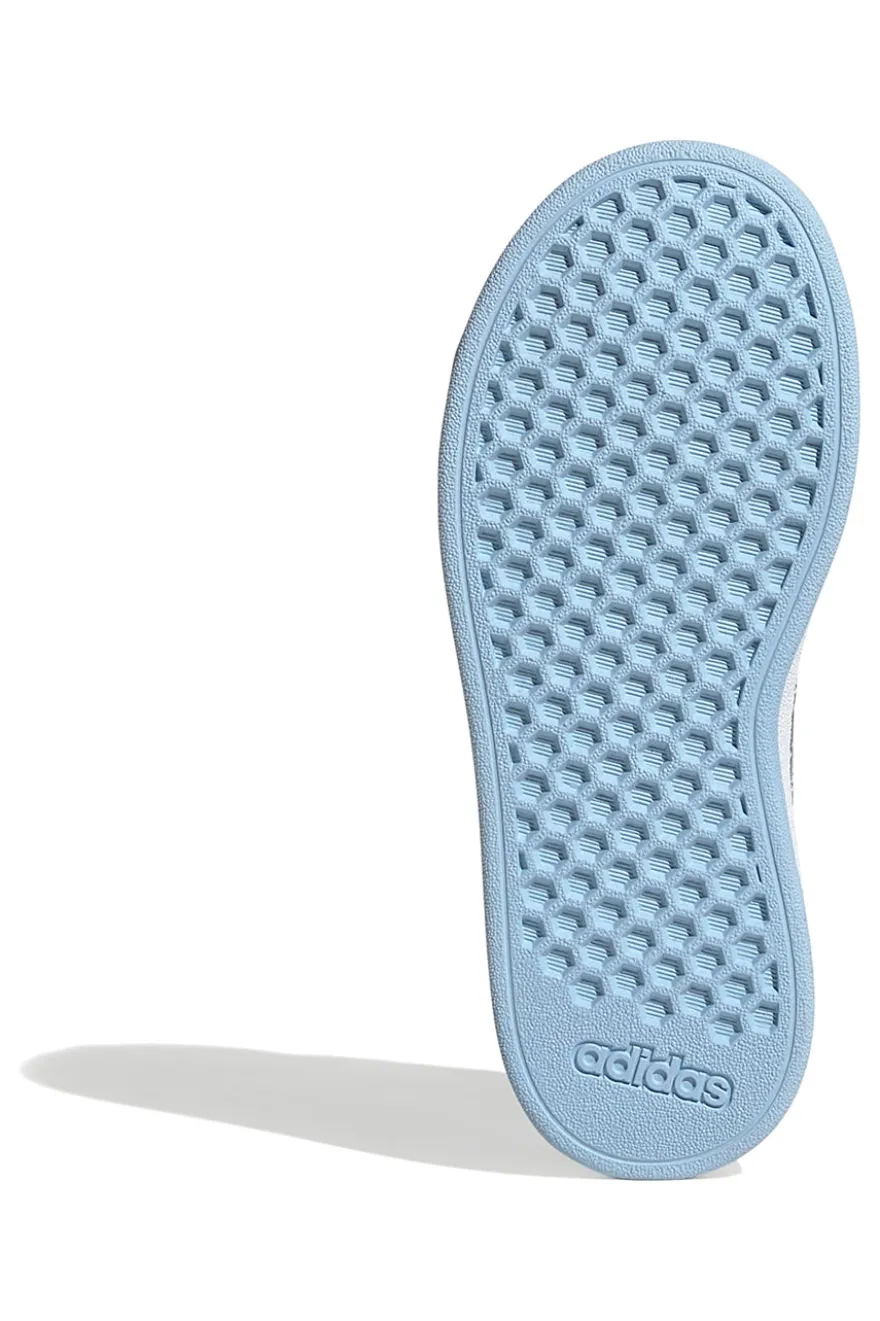 Scarpe casual blu con dettagli iridescenti Adidas Grand Court 2 K