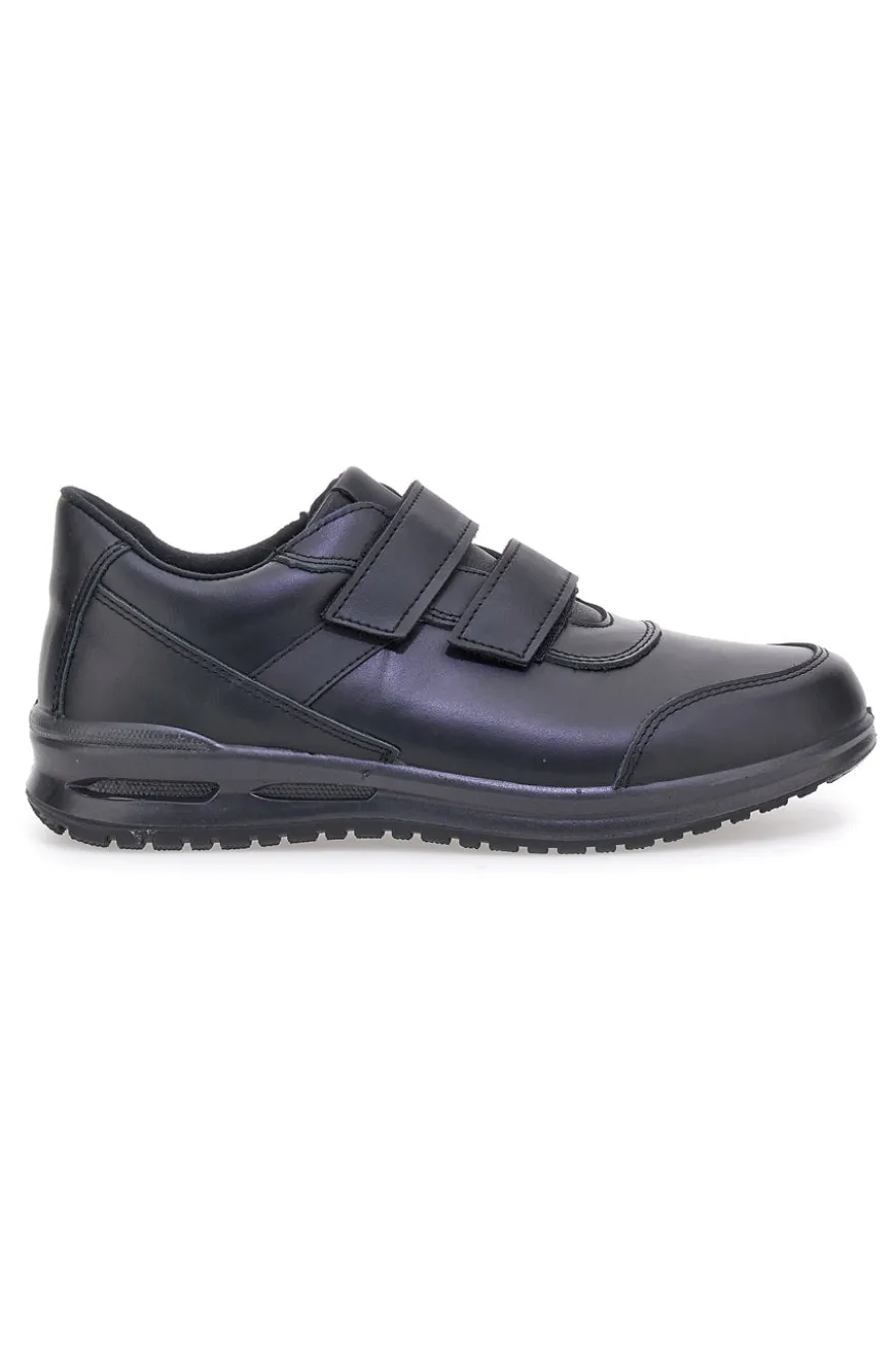 Scarpe con doppio strappo nere in vera pelle Marco Brandi 29