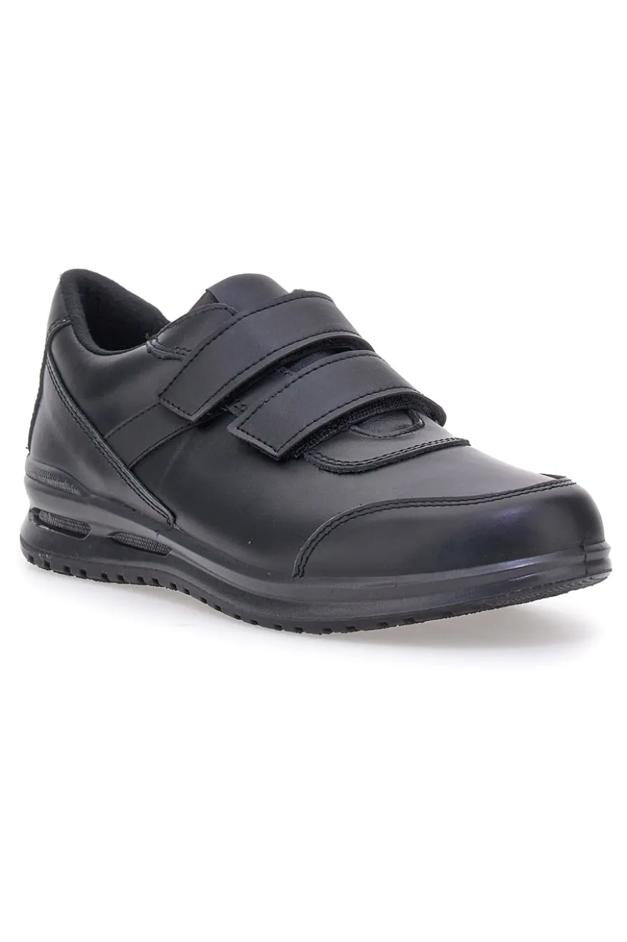 Scarpe con doppio strappo nere in vera pelle Marco Brandi 29