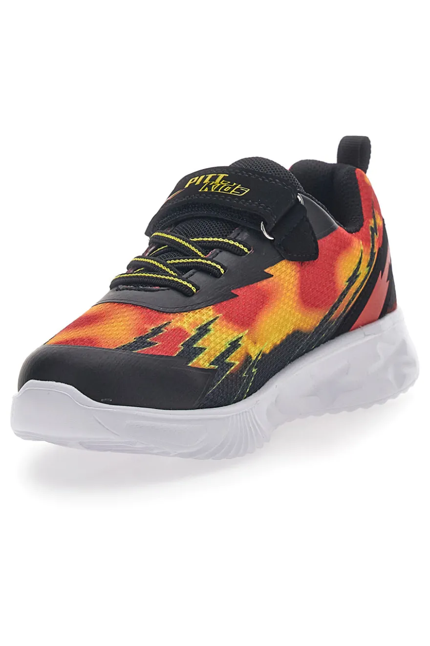 Scarpe con Luci Argento Pitt Kids 211280