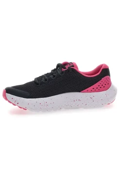 Scarpe da Allenamento con Tomaia in Mesh UNDER ARMOUR Grade School Surge 4 Nere e Rosa