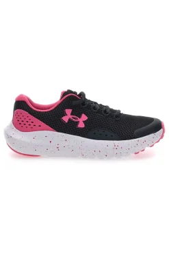 Scarpe da Allenamento con Tomaia in Mesh UNDER ARMOUR Grade School Surge 4 Nere e Rosa