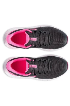 Scarpe da Allenamento con Tomaia in Mesh UNDER ARMOUR Grade School Surge 4 Nere e Rosa