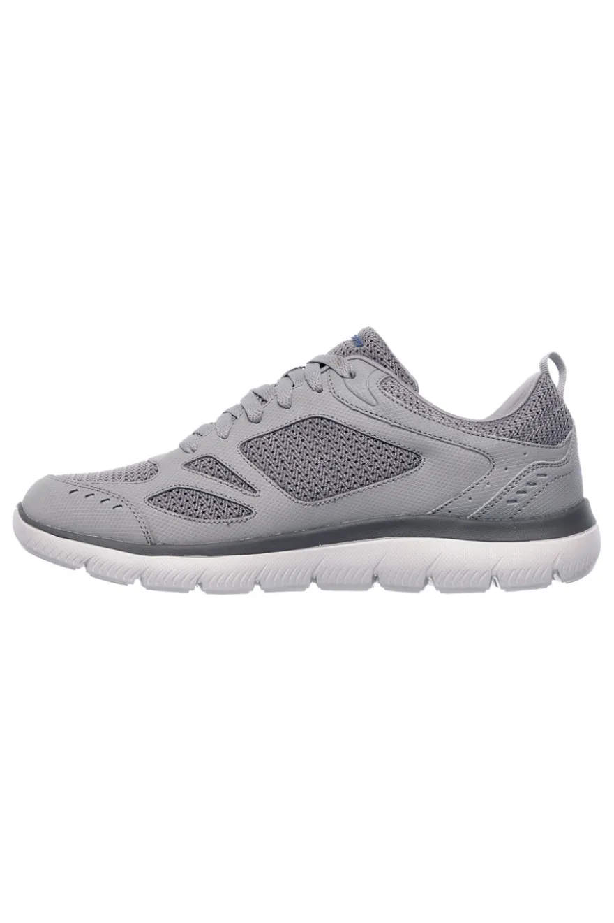 Scarpe da Allenamento Grigio con Tomaia in Pelle Skechers SUMMITS SOUTH RIM