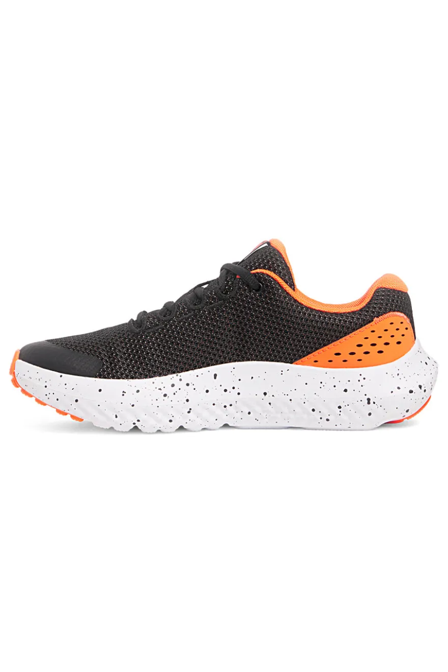 Scarpe da Allenamento Nere e Arancioni UNDER AMOUR Grade School Surge 4