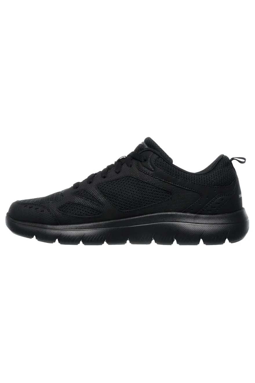 Scarpe da Allenamento Nere Con Tomaia in Pelle SKECHERS SUMMITS SOUTH RIM