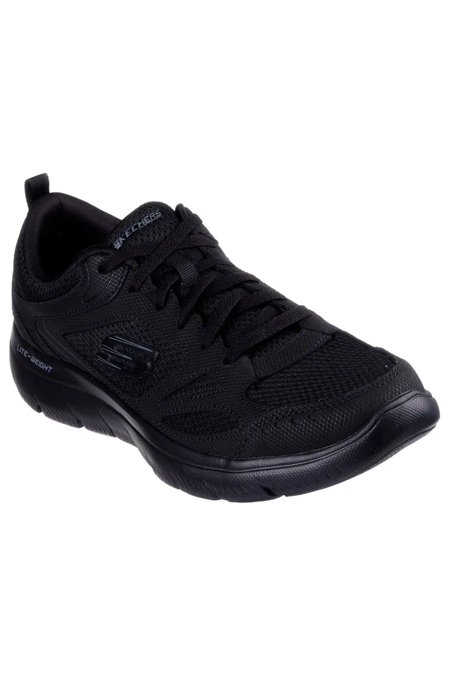 Scarpe da Allenamento Nere Con Tomaia in Pelle SKECHERS SUMMITS SOUTH RIM