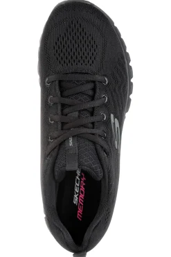 Scarpe da Allenamento Nere con Tomaia in Skech Knit Mesh SKECHERS Graceful - Get Connected