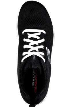 Scarpe da Allenamento Nere e Bianche con Tomaia in Skech Knit Mesh SKECHERS Graceful - Get Connected