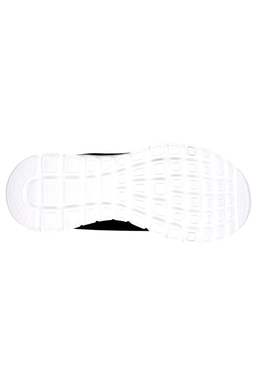 Scarpe da Allenamento Nere e Bianche con Tomaia in Skech Knit Mesh SKECHERS Graceful - Get Connected