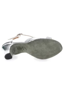 Scarpe da ballo argentate con tacco basso THE FIRST DANCE 4558