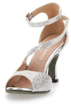 Scarpe da ballo argento con cinturino THE FIRST DANCE 4514