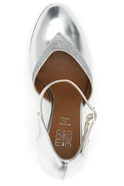 Scarpe da Ballo Argento Con Cinturino Mon Dieu Musique 11