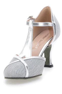 Scarpe da Ballo Argento con Glitter THE FIRST DANCE 5325