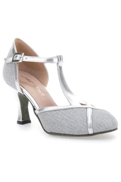 Scarpe da Ballo Argento con Glitter THE FIRST DANCE 5325