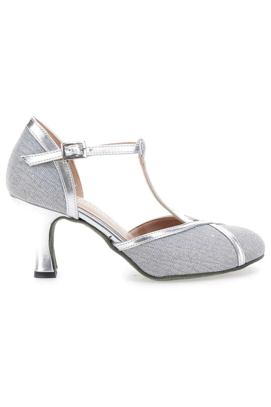 Scarpe da Ballo Argento con Glitter THE FIRST DANCE 5325