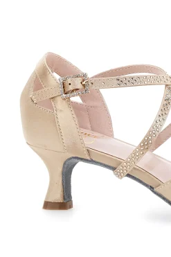 Scarpe da Ballo Beige Con Cinturini Incrociati Mon Dieu 1460502