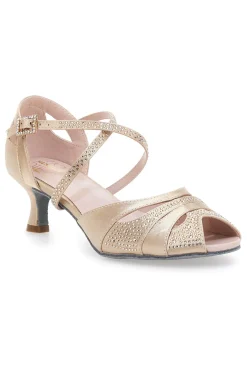 Scarpe da Ballo Beige Con Cinturini Incrociati Mon Dieu 1460502