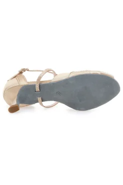Scarpe da Ballo Beige Con Cinturini Incrociati Mon Dieu 1460502