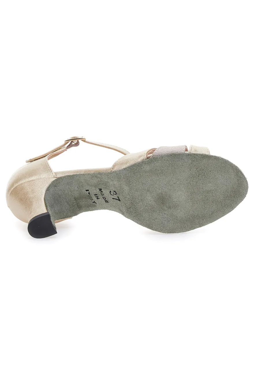 Scarpe da ballo dorate con cinturino THE FIRST DANCE 4559