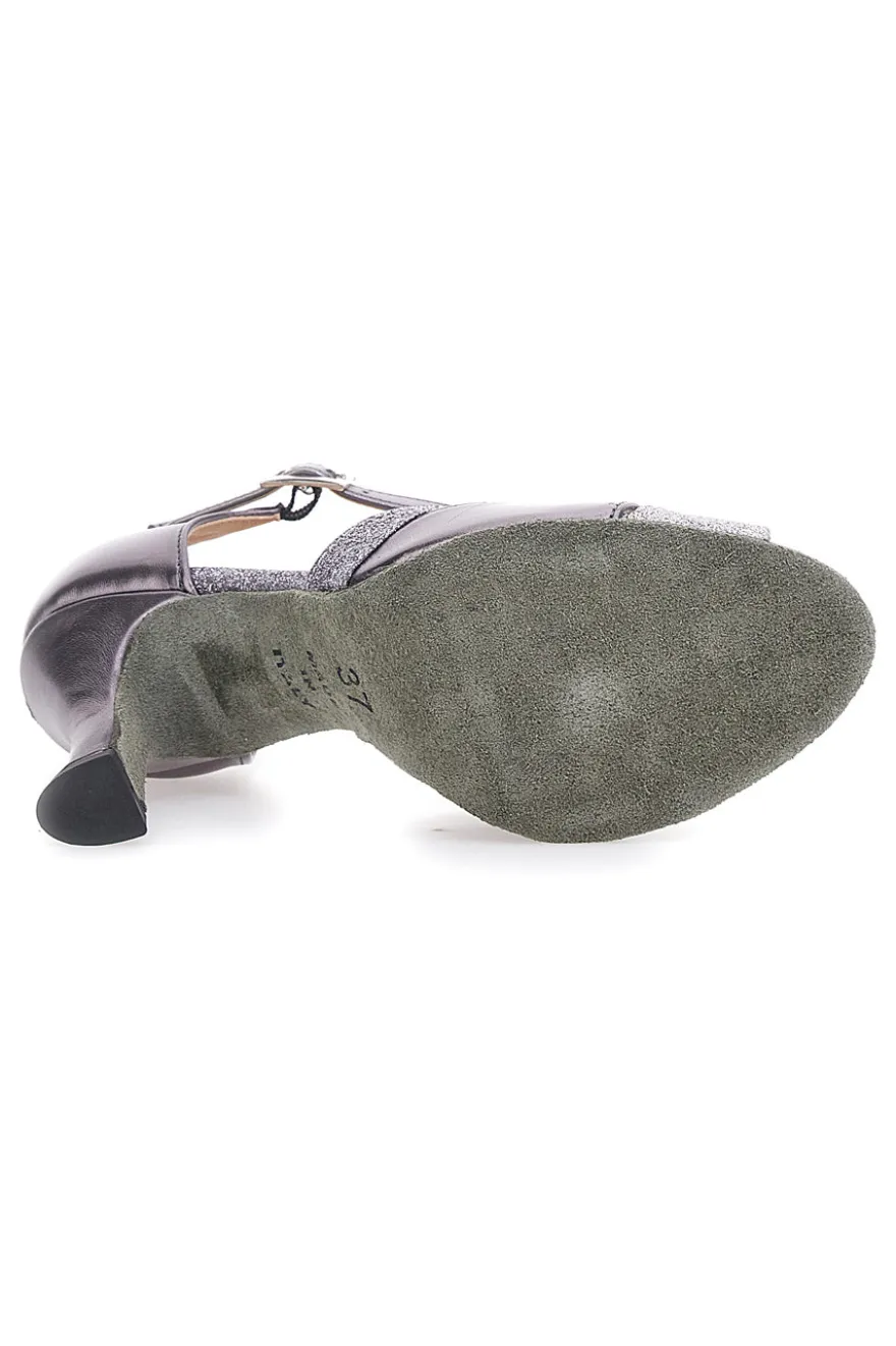 Scarpe da Ballo Grigie con Cinturino e Dettagli Scintillanti THE FIRST DANCE 5129