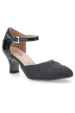 Scarpe da Ballo Nere Con Tacco e Glitter The First Dance 4552