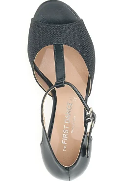 Scarpe da Ballo Nere con Suola in Pelle e Tacco Basso THE FIRST DANCE 5182