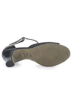 Scarpe da Ballo Nere con Suola in Pelle e Tacco Basso THE FIRST DANCE 5182